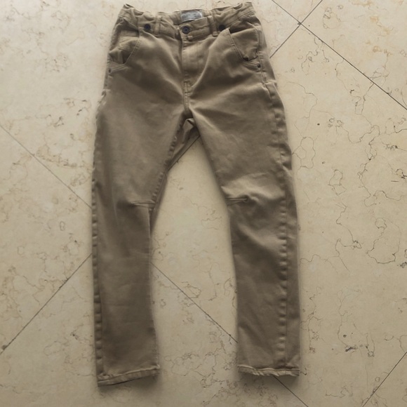 Zara Boy Pants Camel Color Size 8 - Picture 1 of 4